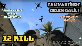CS GO Tehlikeli Bölge - Ucu Ucuna Gelen GALİL!! 12 Kill Sirocco