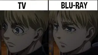 Attack On Titan Season 4 Episode 7 TV Vs Blu-Ray Comparison