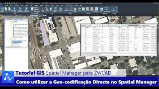 Tutorial Spatial Manager para ZWCAD: Geo-Codificação - Inserção de Pontos a Partir de Endereços