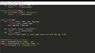Beginner Python Object Oriented Programming Dog Class Part 3