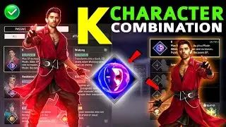 K Character Combination 2024 | Best character combination for K | BR rank combination