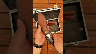 Knives packed in a suitcase