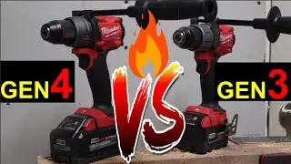 Milwaukee GEN 4 (2904) 🔥VS🔥 Milwaukee GEN 3 (2804) Hammer Drills