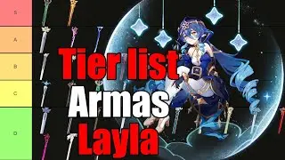 ❄️ARMAS LAYLA | Tier List espadas | Estadisticas importantes | Genshin impact 3.2