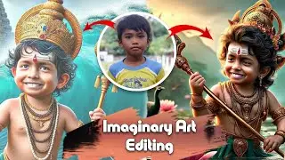 Trending murugan imaginary art editing tutorial in mobile| imaginary art editing tips in tamil