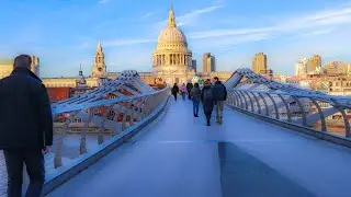 A Look At The Millennium Bridge, London