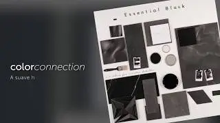 Color Connection: mood board Essential Black, contrastante e muito marcante
