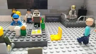 На заводе произошла драка! Битва лего анимация. Lego animation Stop Motion