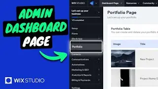How To Create An Admin Dashboard Page On Wix Studio