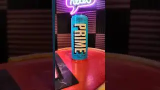 Blue Raspberry PRIME Can Taste Test. What does blue Prime taste like? #shorts #primehydration #can