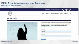 10646 AMC Membership Portal Demo Video