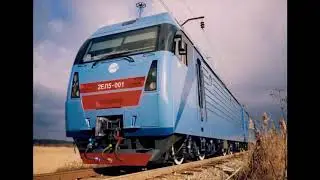 Русский Электровоз Поезд Локомотивный Клип