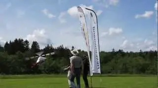 Bell 430 RC Helicopter Formation Flight with 4 Helicopters