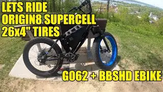 Ebike Ride BBSHD+G062. Origin8 Supercell 26x4