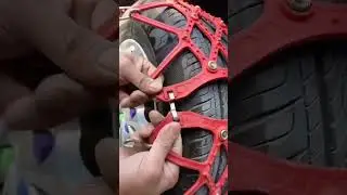 Easy to install car snow chains