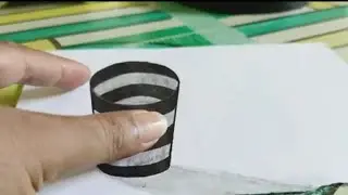 Tutorial Cara Menggambar gelas 3d. Trik ilusi #Tutorial #gambar3d #Trikilusi