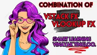 Combination of vstack and vlookup function