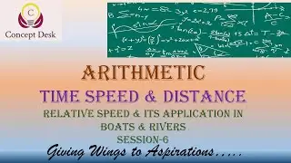 TSD || Session 6 || Relative Speed || Boats & Rivers
