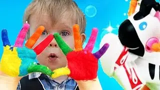 Есть у нас лошадка игогошка разрисуем мы ее немножко Пальчиковые краски