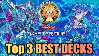 Top 3 BEST DECKS in Master Duel! (Decklist & Replays) [Yu-Gi-Oh! Master Duel]
