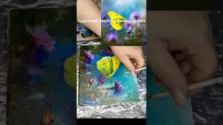 Обзор на мастер-класс по живописи #творчество #painting #мастеркласс