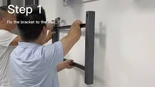 EZ LED Poster Wall Mount Option-Landscape Orientation