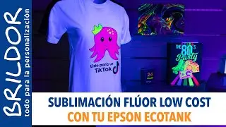 ✨ 😎 FLUORESCENT SUBLIMATION in A3 and A4 with EPSON ECOTANK 🖨️