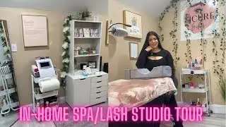 LASH STUDIO TOUR| IN-HOME ESTHETICS BUSINESS|Solo Esthetician