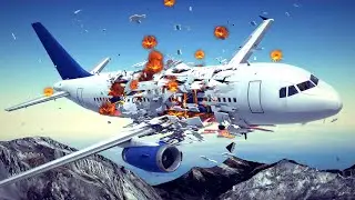 Airplane Crashes & Shootdowns #44 | Besiege