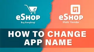 How to Change App Name in Flutter eShop