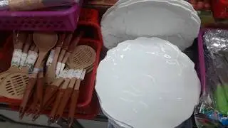 جولة في محل بيع الاواني المنزلية/للتعرف على اهم التخفيضات بمناسبة حلول الشهر الكريم🌘