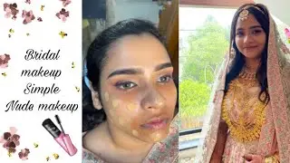 Bridal makeup Nude makeup for bride famiya. Signature bridal makeup look.