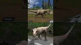 REXY TYRANNOSAURUS ALL ANIMATION | Jurassic World The Game