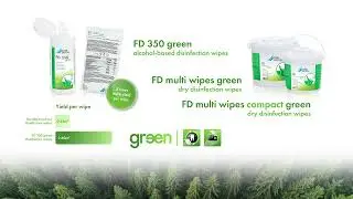 FD Green Disinfection Wipes from Durr Dental