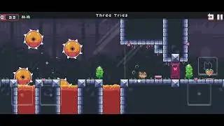 Kitty Death Room: Three Tries (Zone 1, Level 13) Tiny Clone Glitch