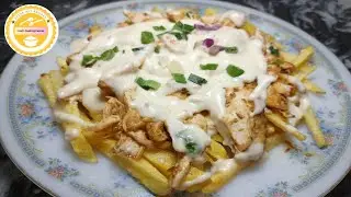 Mouthwatering Loaded Fries With Perfect White Sauce