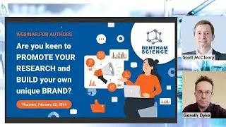 Bentham Science Webinar on How to Promote Your Research and Build Your Own Brand