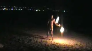 Fire Knife Spinning Sunset Show Guam