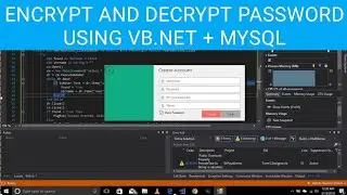 Encrypt And Decrypt Password using VB.Net