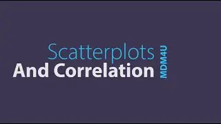 MDM4U: Scatterplots and Correlation (3.1 and 3.2)