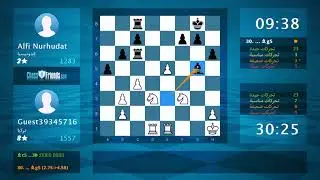 Chess Game Analysis: Guest39345716 - Alfi Nurhudat : 1-0 (By ChessFriends.com)