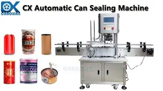 Máquina automática de sellado de latas para latas de aluminio, latas de plástico y latas de metal