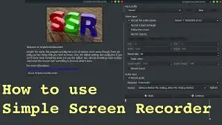 How do you use Simple Screen Recorder on Linux