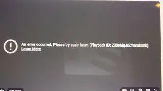 An error occurred. Please try again later. ￼- YouTube