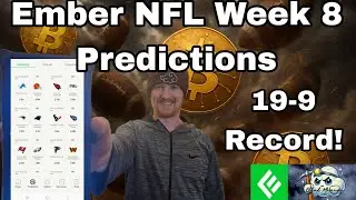 Ember Win Free BTC NFL Predictions Week 8 2025 19-9 Record
