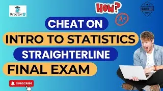 HOW TO CHEAT ON STRAIGHTERLINE TEST | HOW TO CHEAT IN AN ONLINE STATISTICS EXAM