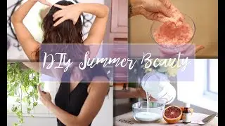 DIY Summer Beauty Treatments (Blood Orange Scrub, Natural Deodorant, Facial Mist)
