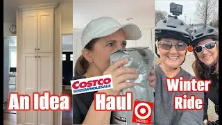 VLOG // Kitchen Switch Idea // Bicycling // Costco & Target Haul