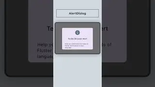 07 - AlertDialog | #flutter #widgets