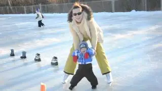 Marcus on the ice )